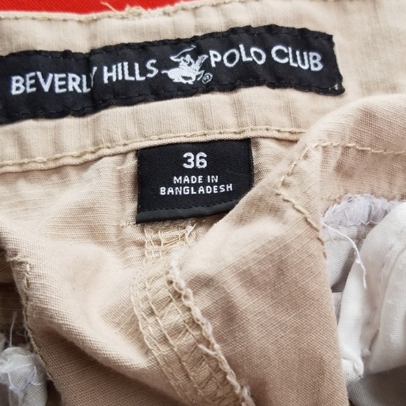 KHAKI  CARGO SHORTS - Picture 2 of 2